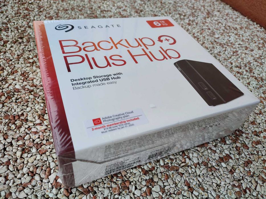 Dysk twardy HDD 3,5'' Seagate Backup Plus Hub 6TB. USB 3.0.