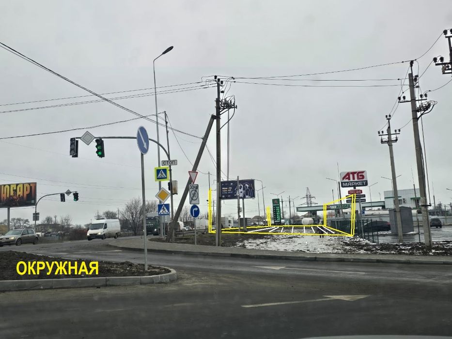 Окружная/Пастера. 1я линия, фасад Атб