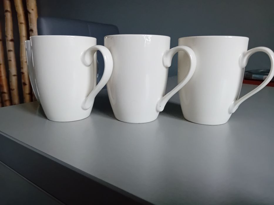 Kubki białe nowe