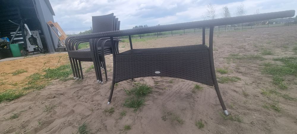 Stół + krzesła zestaw ogrodowy