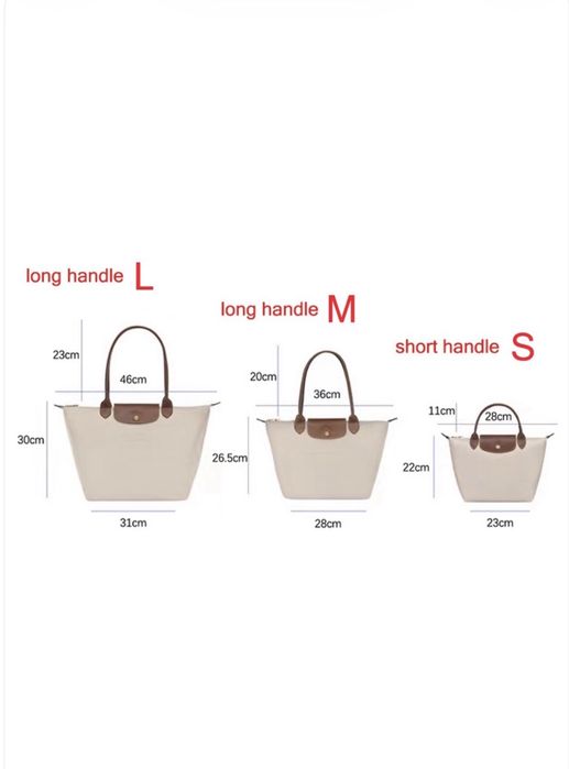Longchamp torebka brązowa M