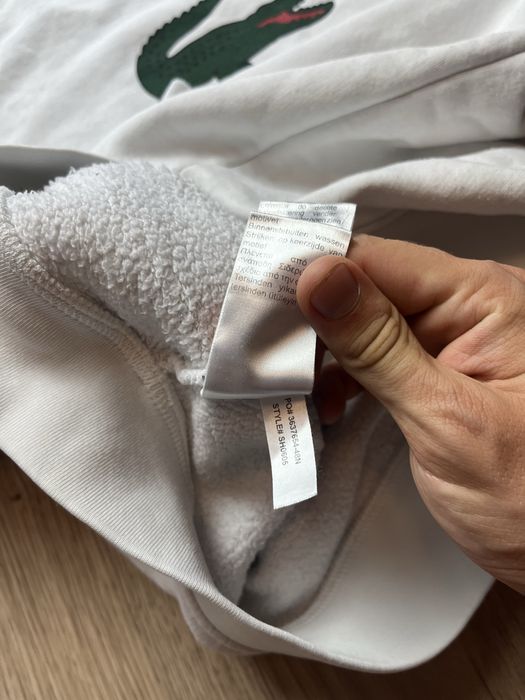 Lacoste Big Logo Bluza Crewneck Old money Streetwear Rap