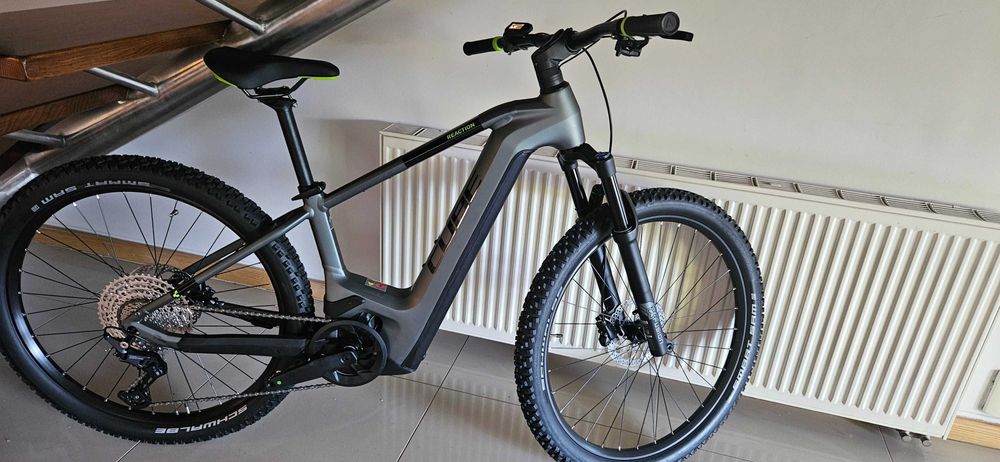 Nowy Elektryczny Rower MTB  CUBE Reaction HYBRID PRO 750 SZARY FV