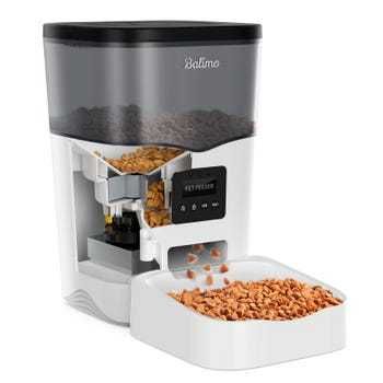 Distribuidor de alimentos Balimo WIFI 3L, preto, para gatos/cães