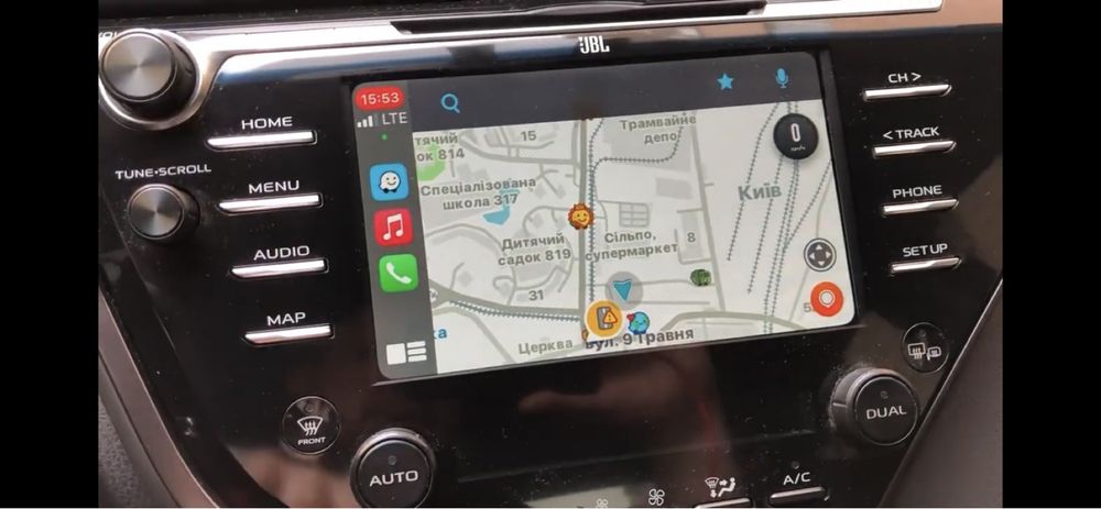 CarPlay и Android Auto в Тойота Камри 70 JBL, Toyota Camry 70 Оригинал