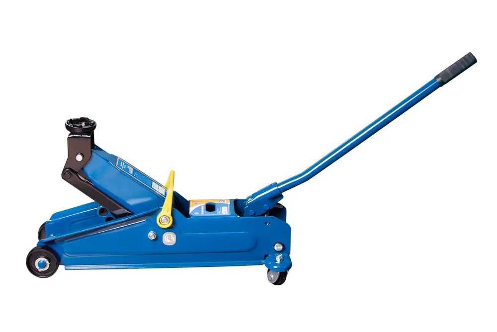 Домкрат гідравлічний підкатний в кейсі KRAFT (2,5 т, 90-340 мм)