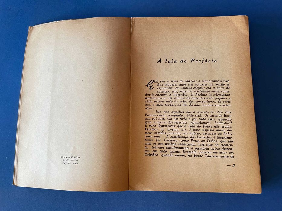 O Barredo - Lugar de Mártires, Heróis e Santos, 1952