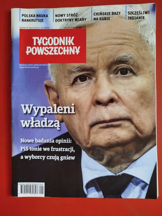 Tygodnik Powszechny nr 29/2023, 16 lipca 2023, Jarosław Kaczyński