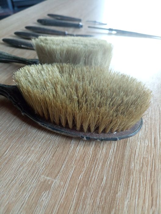 Utensílios antigos de manicure em prata