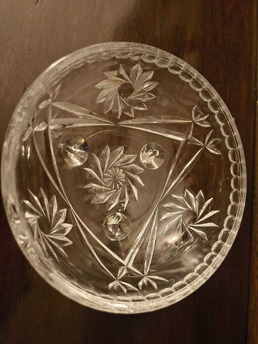 Bomboniera, misa kryształowa PRL