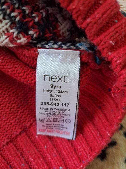 Новорічний светр Next р.9років