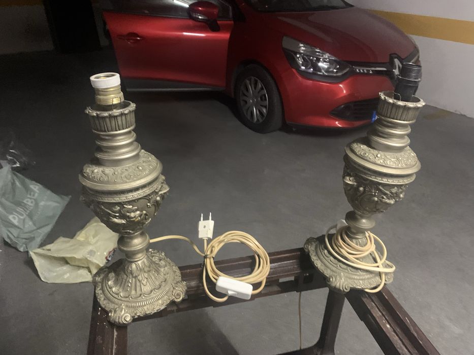 Vendo dois candeeiros ,vintage, espetaculares.