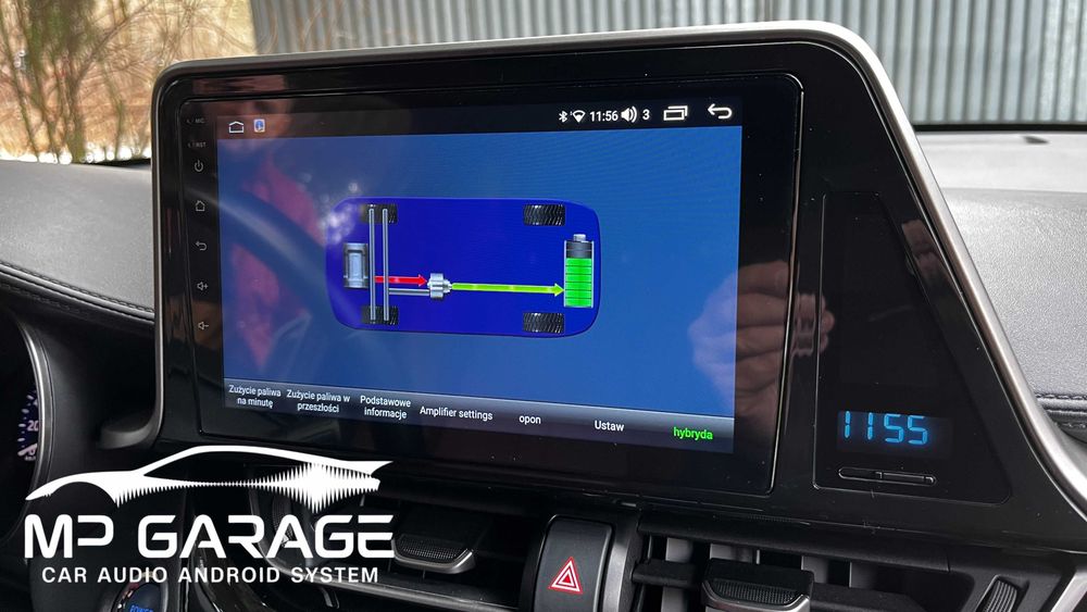 Toyota CH-R Radio Nawigacja Android 14 LTE CarPlay AndroidAuto Montaż Gwarancja PL