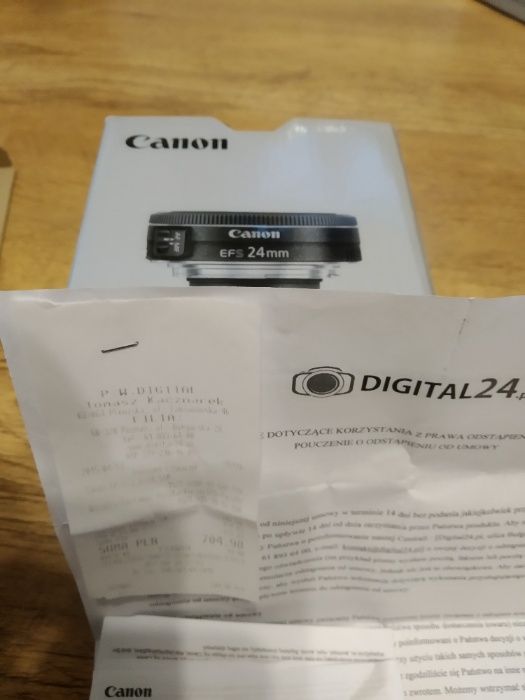 Canon 7D Mark II zestaw 55-250 ef-s IS STM oraz ef-s 24 STM mm ideał