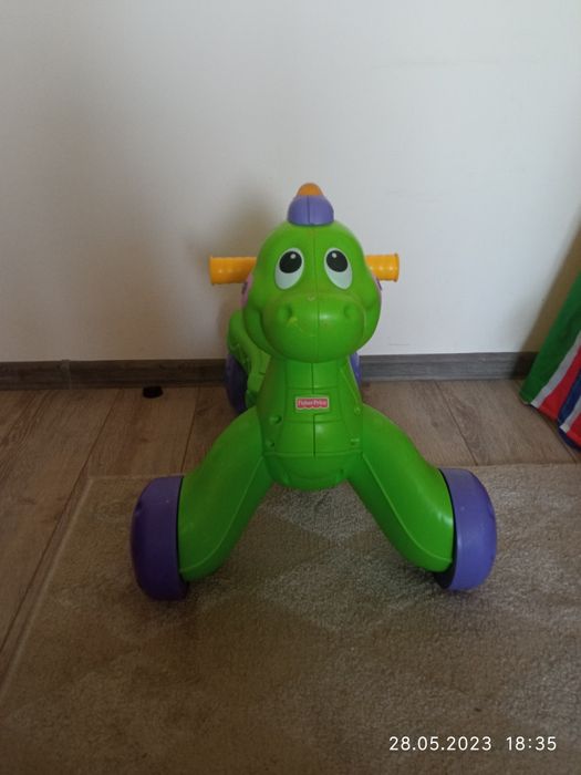 Каталка , ходунці, ходунки fisher price дракончик