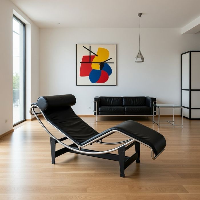 Szezlong / leżanka inspirowana LC4 Le Corbusier – Bauhaus