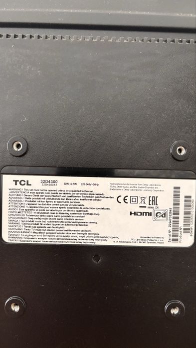 TV SMART TCL 32” + Xiaomi Mi TV Stick