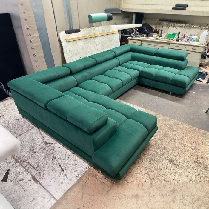 Naroznik Berlin Pikowany 3 tkaniny 4 Rozmiary