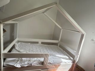 Cama Montessori Mon Lit Cabane  P/ 2Criancas + 2  Colchoes