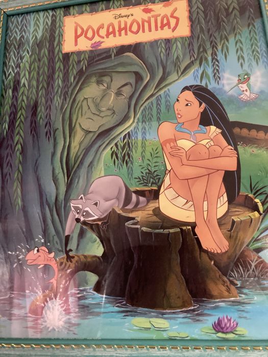 Dois quadros da Pocahontas da Disney