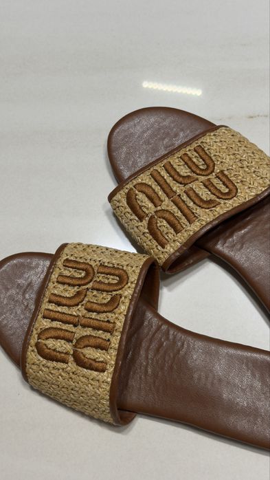 Тапочки тапки miu miu