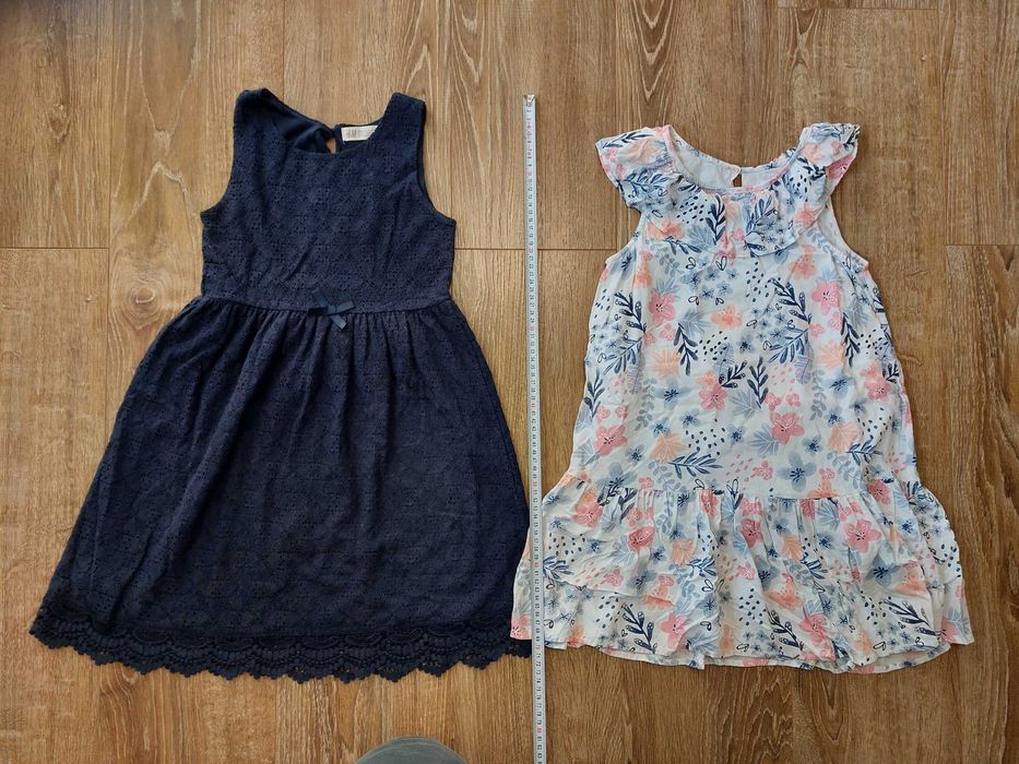 Sukienka x2, r.134/140 H&M, Cool Club