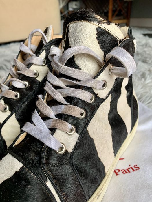 Sapatilha  Christian Louboutin pony hair