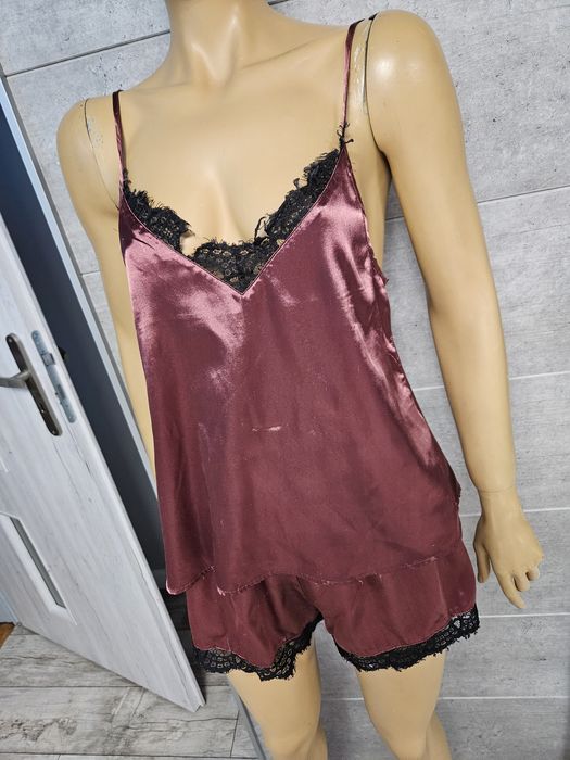 Piżamka satynowa Tom & Rose lingerie rozm M