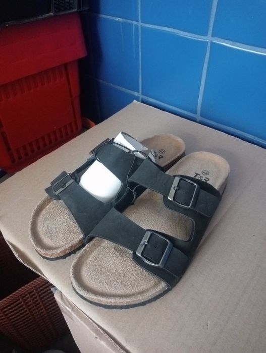 Sandały buty męskie czarne 43 nowe