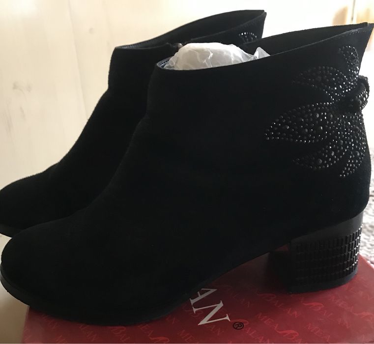 Жіночі черевички, натуральна замша,демісезон