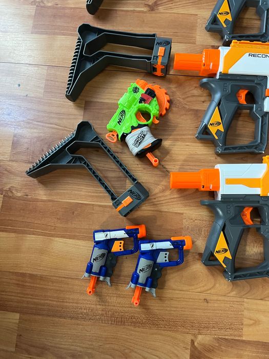 6 Nerfs e 5 carregadores