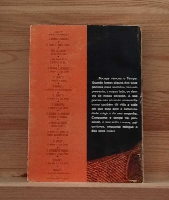 Bocage: A sua Vida e a sua Época - Mário Domingues (Publicado em 1970)