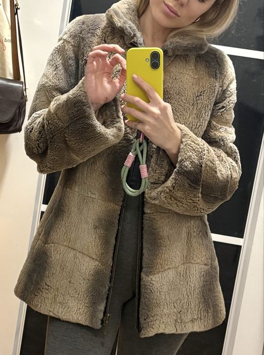 Шуба натуральна на молніі