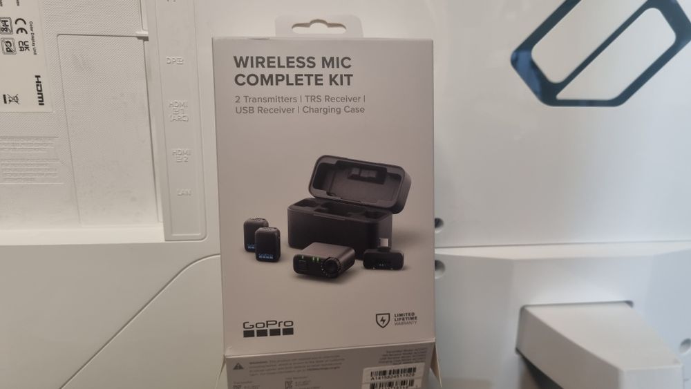 Wireless mic complete kit gopro