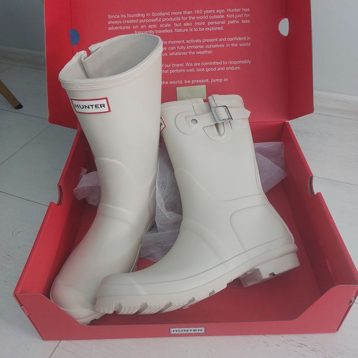 Nowe Kalosze Hunter szeroka łydka 41/42