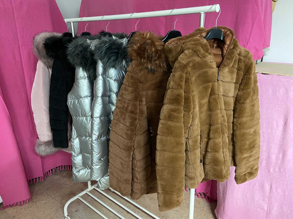 Stock de casacos de inverno NOVOS de pelo