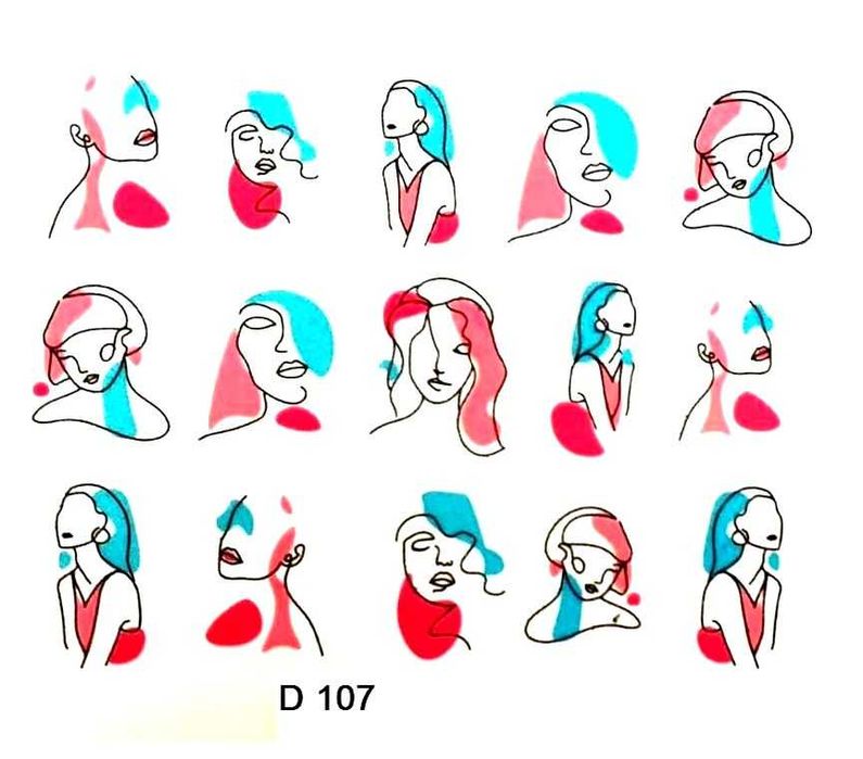 Wodne naklejki na paznokcie