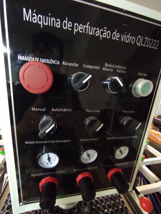 Máquina Furar Vidro Automática NOVA