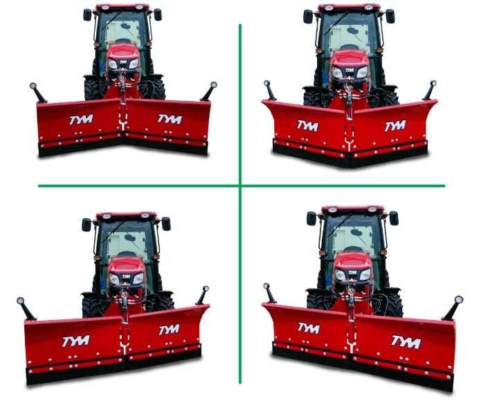 Pług do traktorka  Hydro-Masz 2.2 m typu V - nie SAMASZ PRONAR