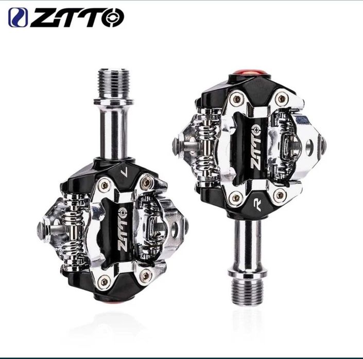 Педали Ztto PD20 lock black-silver