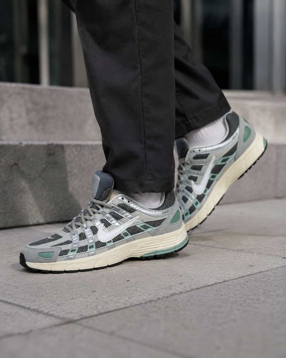 Кросівки Nike P-6000 сірі унісекс 36–41 без передоплати