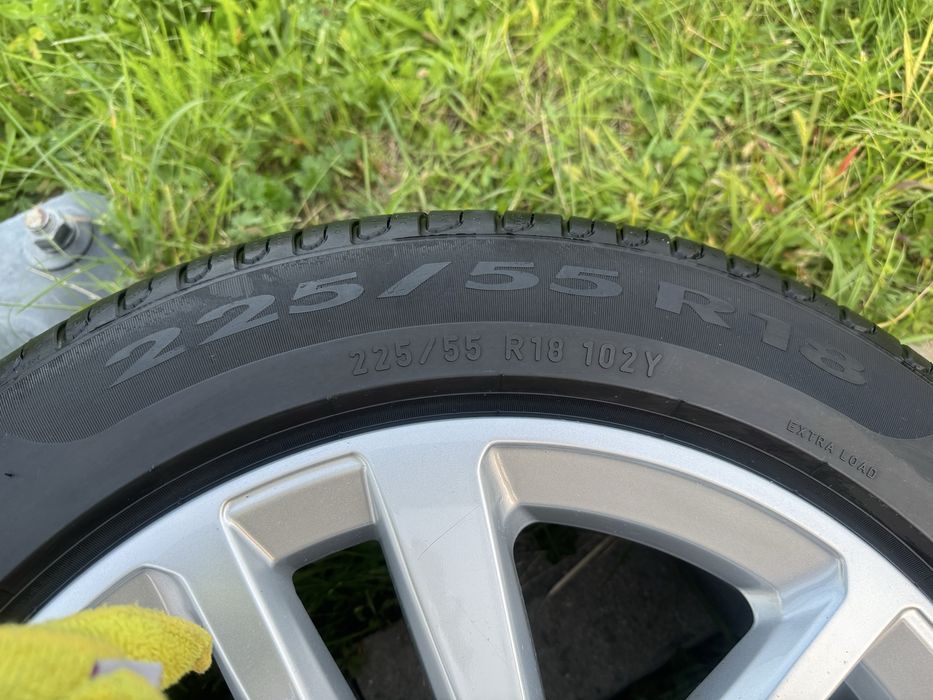 Koła Oryginalne Audi 18" 5x112 ET39 Opony Pirelli 225/55R18 Stan bardzo dobry 2024