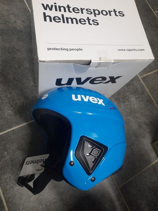 Kask Narciarski Uvex Race + Fly 51-52 Niebieski FIS