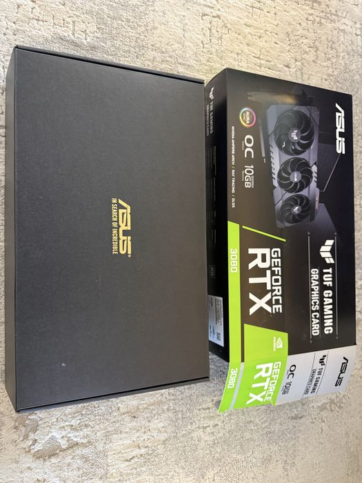 RTX 3080 ASUS TUF Gaming OC 10GB – mocna karta, stan bardzo dobry