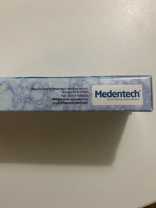 Pastilhas purificadoras de água