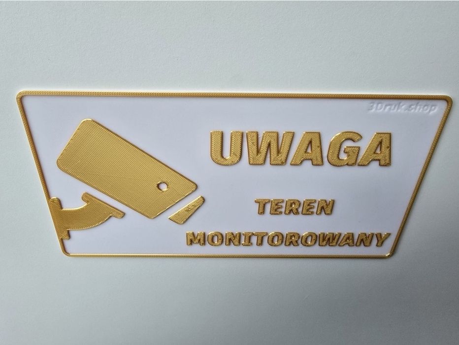 Tabliczka obiekt monitorowany
