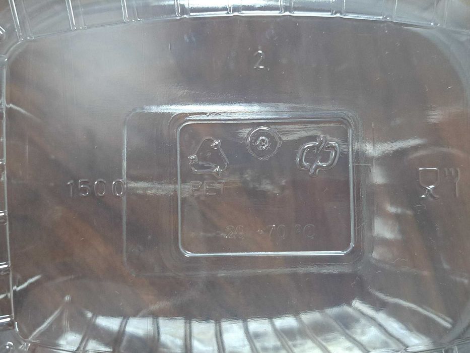 Embalagem Plástico Tampa BISAGRA 1500CC PET (Cx/150und)