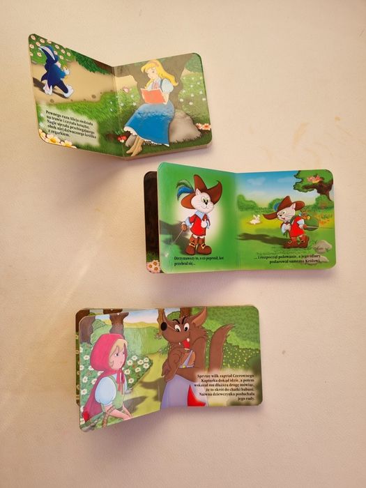 Zestaw książeczek Alicja w Krainie Czarów Czerwony Kapturek Kot w but