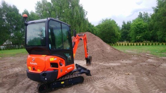 Usługi koparko - ładowarką,minikoparką pracę ziemne
