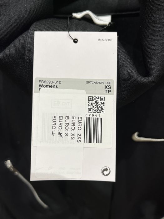 Толстовка wmns nike nsw cllctn crop trk jkt (FB8290-010)